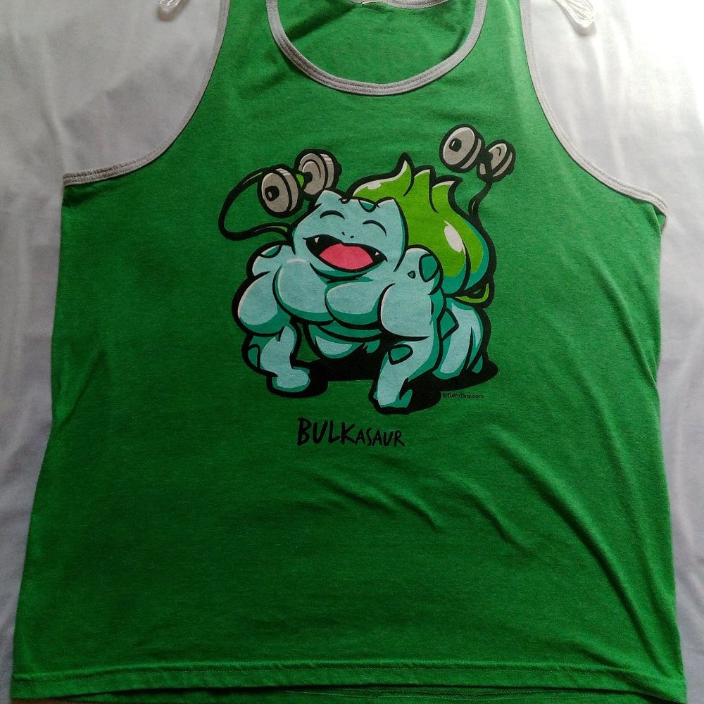Pokemon Bulkasaur Tuff N Tiny Graphic Muscle Shirt
